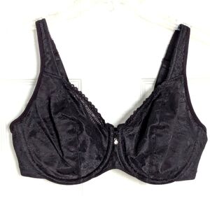 Bali (36D) Black Lace Underwire Bra